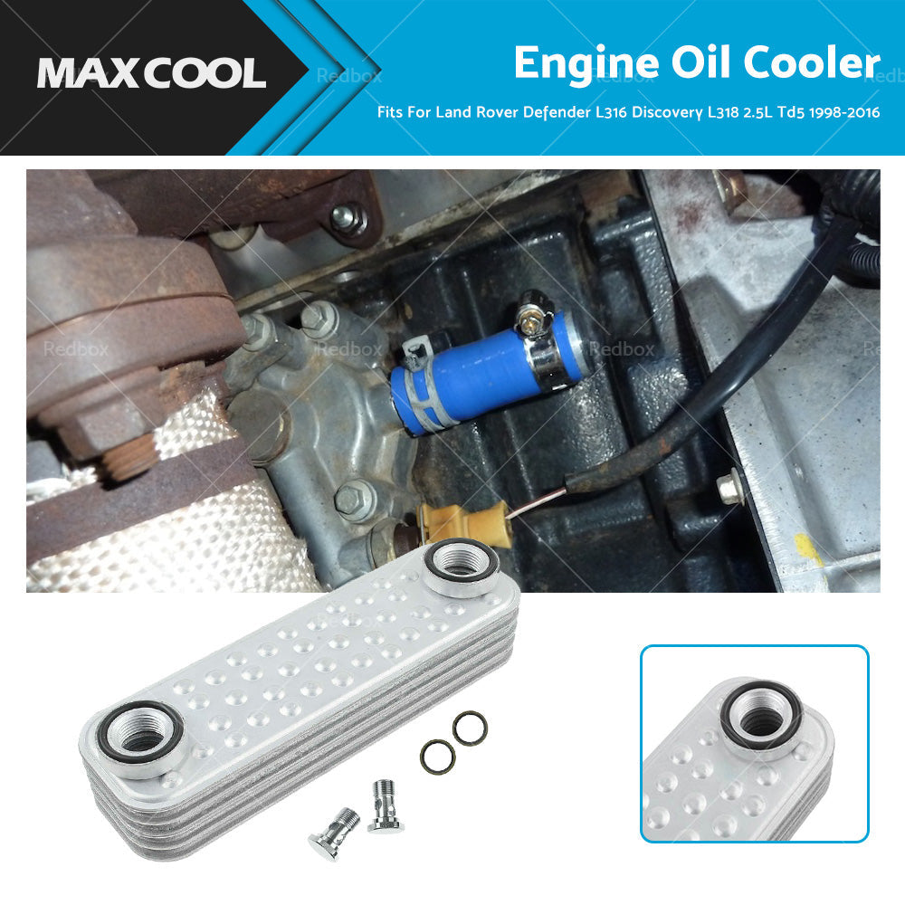 Engine Oil Cooler Fit For Land Rover Defender L316 Discovery L318 2. 5L Td5 98-16-0