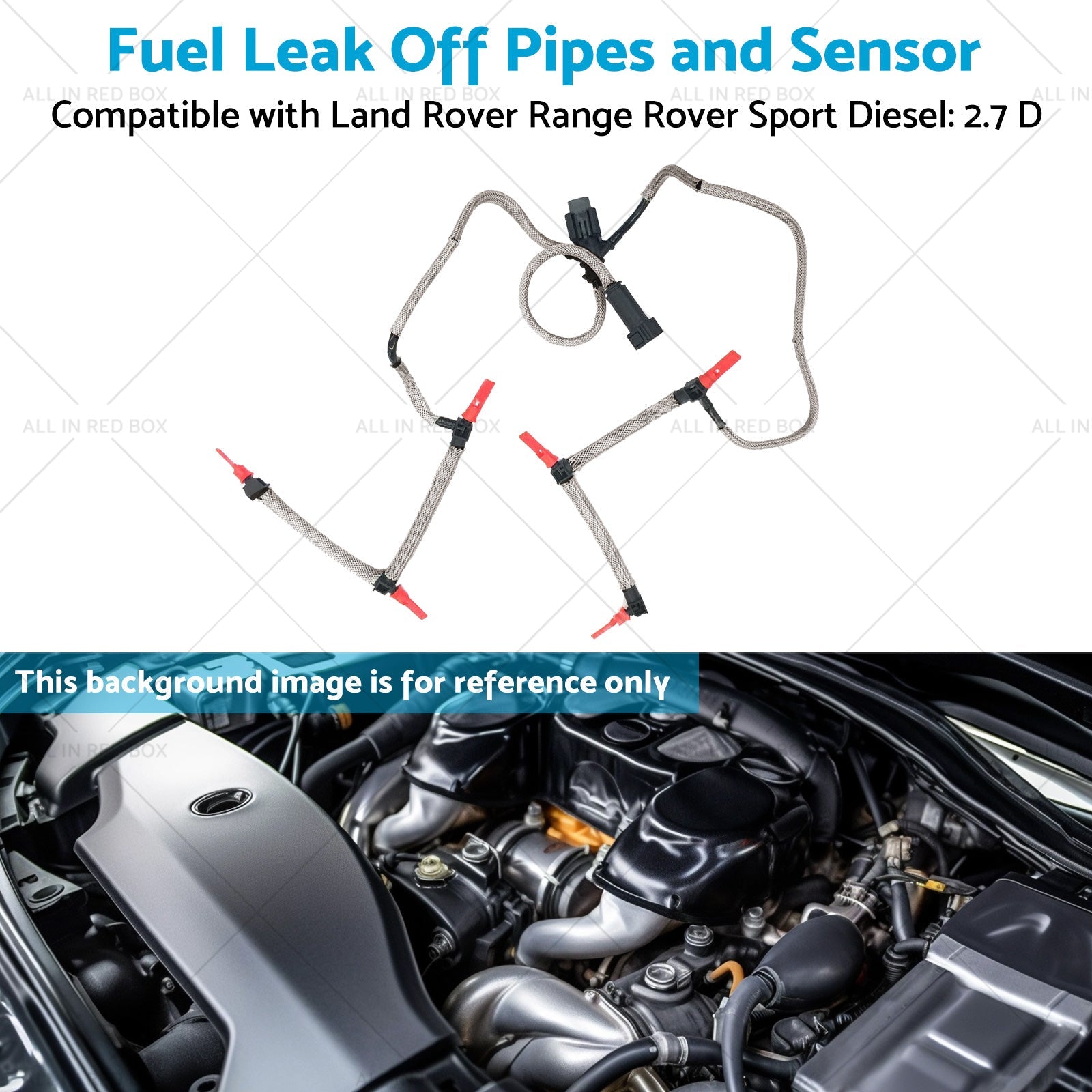 Fuel Leak Off Pipes and Sensor Suitable for Rover Range Rover Sport 2. 7 D 2. 7 TD-3