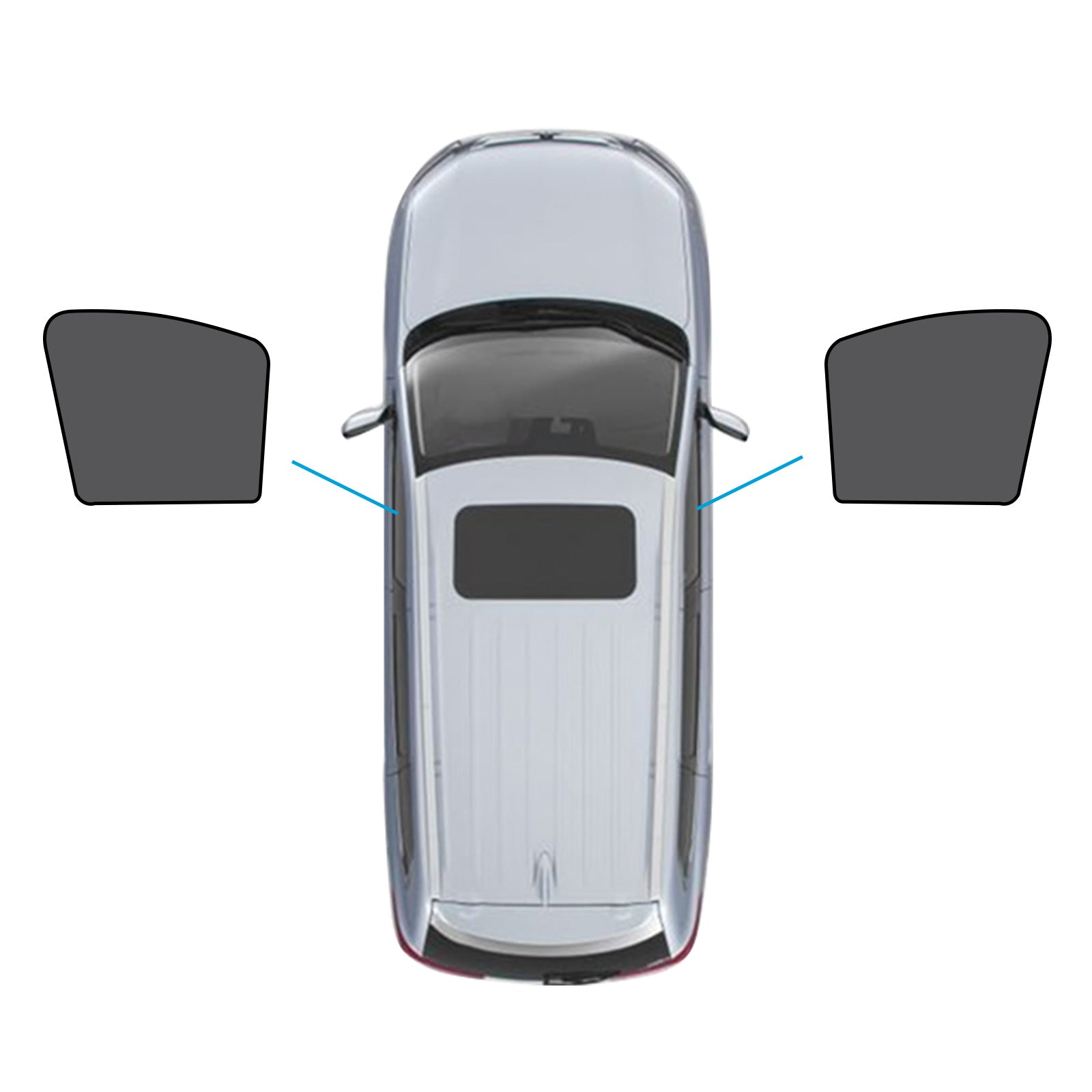 Car Window Shades Suitable for Mazda CX-60 2022-Present UVA & UVB Protection-2