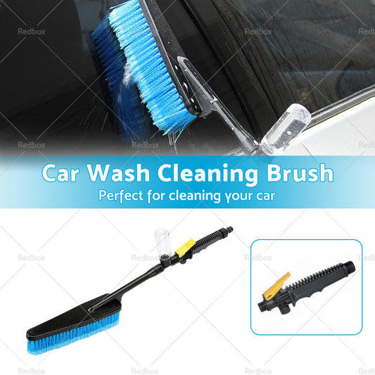 Car Cleaning Wash Brush Tool Long Handle Flow Switch Foam Bottle Professional-1