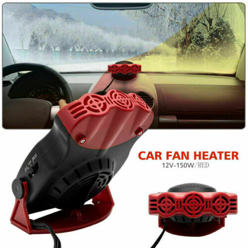 Portable Car Truck Vehicle Ceramic Heating Heater Fan Defroster Demister DC 12V-0