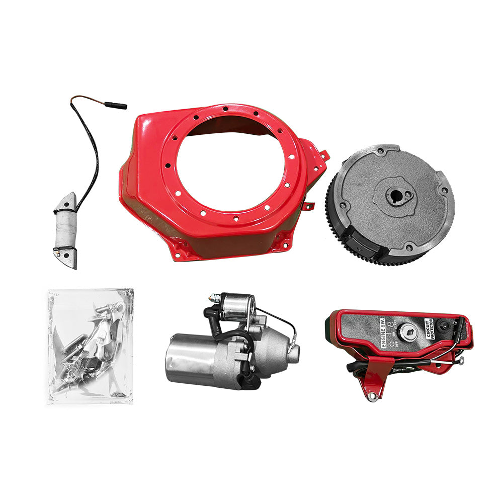 Electric Start Kit Starter Motor Ignition Switch Suitable For Honda GX160 GX200-2