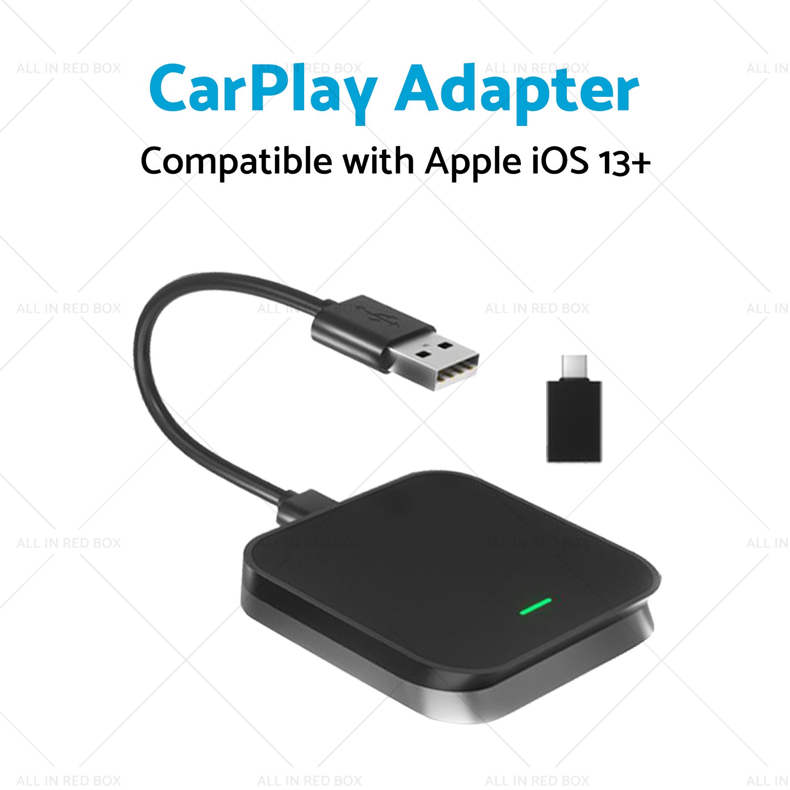 Bluetooth USB Wireless Receiver Black Suitable for Apple CarPlay Adapter-3