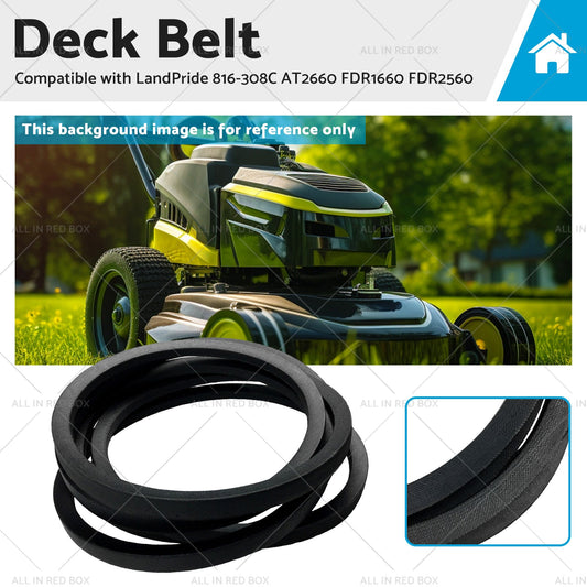 Deck Belt Drive Belt Suitable for LandPride 816-308C FDR1660 FDR2560 AT2660-0