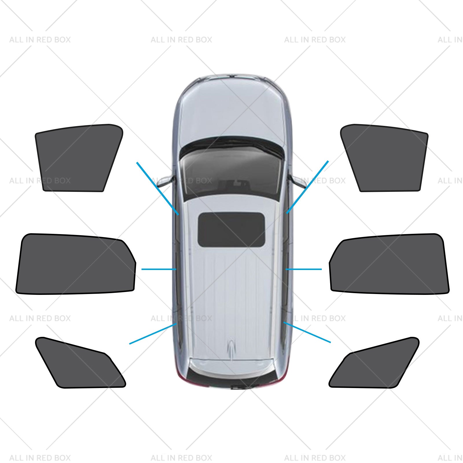 Window Magnetic Mesh Sunshades Suitable for Kia Sportage 21-24 UVA  Protection-5