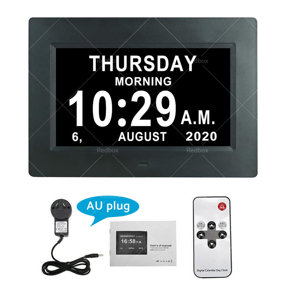 7  LED Large Digital Day Clock Calendar Dementia Date Week Month Year Time Wall-5