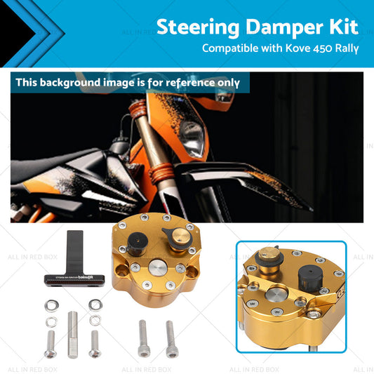 Adjustable Steering Damper Stabilizer Safety Kit Suitable for Kove 450 Rally-0