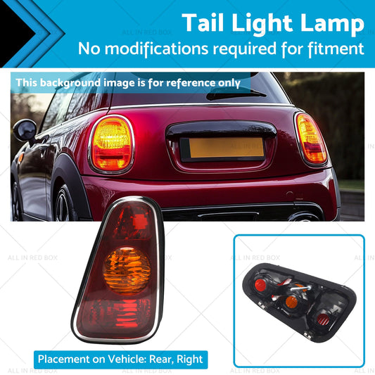 Right Hand Tail Light Lamp Suitable For Mini Cooper Hatch R50 Hatchback 01-04-0
