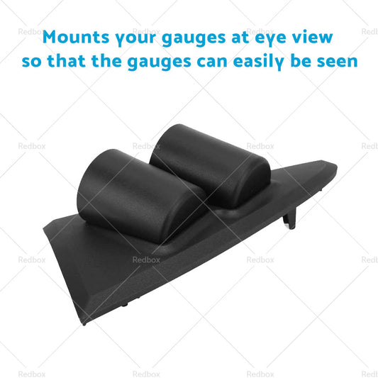Suitable For Ford Falcon BA BF Dash Mount Twin Gauge 52mm Holder Custom Designed-1