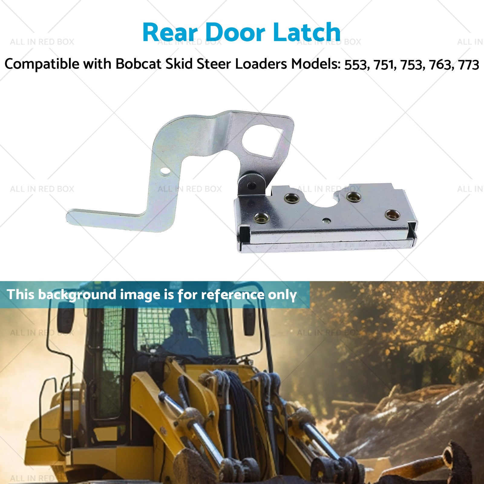Suitable for Bobcat Rear Engine Door Latch Handle Clasp 6670867 553 751 753 763-4