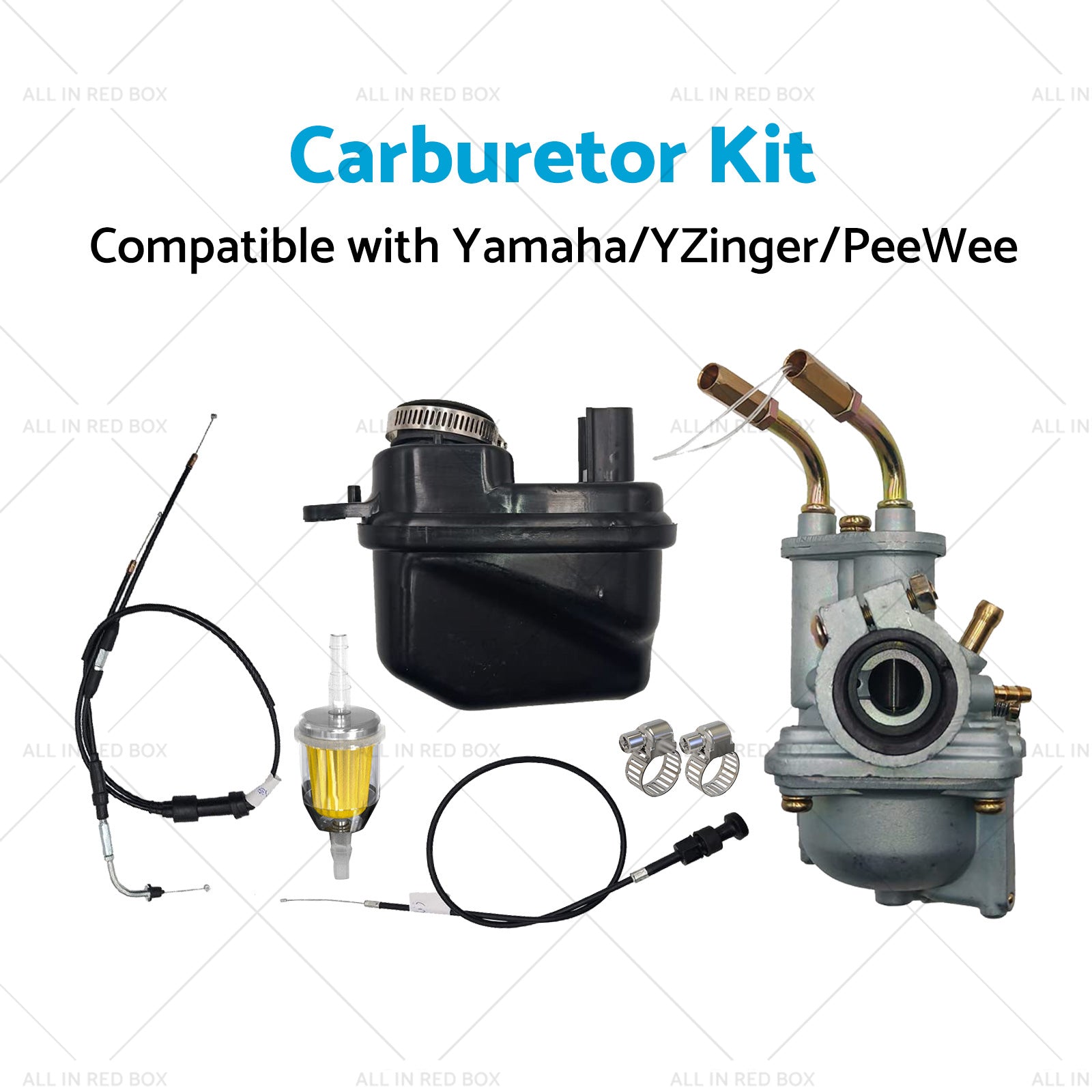 Suitable For Yamaha PEEWEE PW50 PY50 Carburetor Air Filter Throttle Choke Cable-3