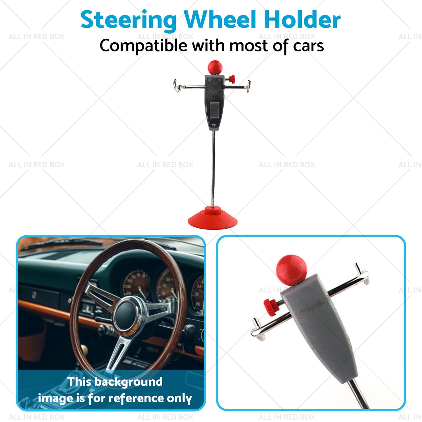 Steering Wheel Holder Stand Tool Car Auto Alignment Rack Truck Van-4