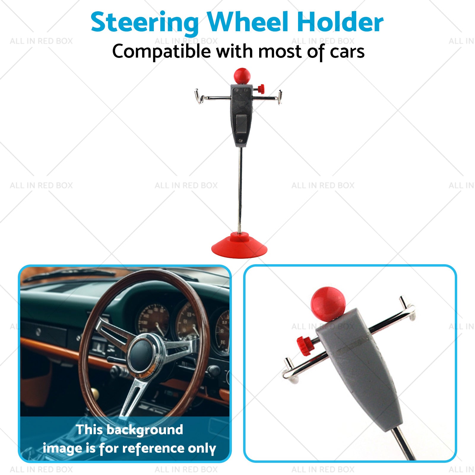 Steering Wheel Holder Stand Tool Car Auto Alignment Rack Truck Van-4