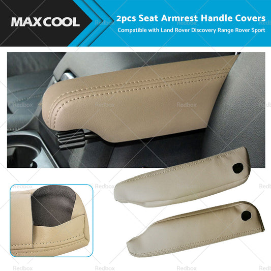2PCS LEATHER Seat Armrest Handle Cover Suitable For 2005-2013 Range Rover SPORT-0