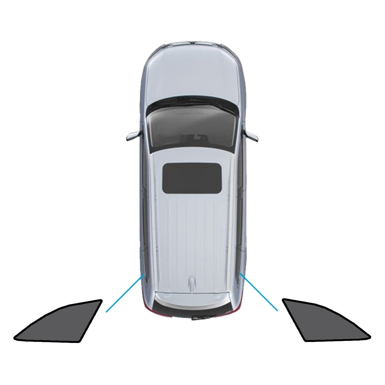 Magnetic Mesh Sun Blind Shades Suitable for Audi A4 Wagon B9 2016+On Front/Rear-4