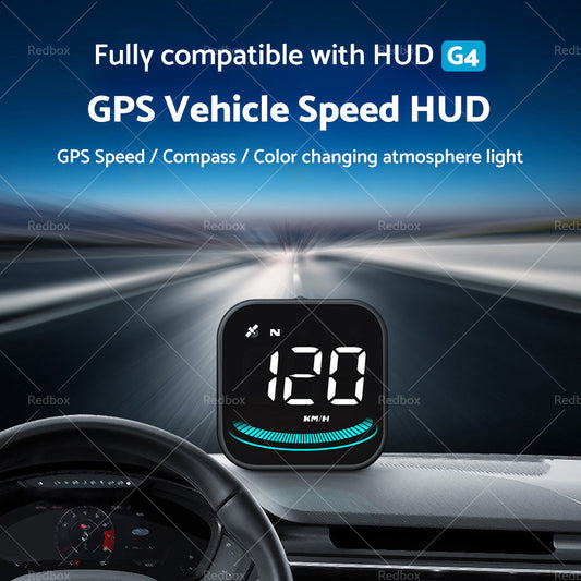 Digital Speedometer Universal GPS Car HUD Head Up Display MPH Overspeed Alarm AU-1