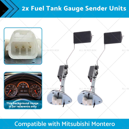 2x Fuel Tank Gauge Sender Units Suitable for Mitsubishi Montero Pajero V75 00-15-1