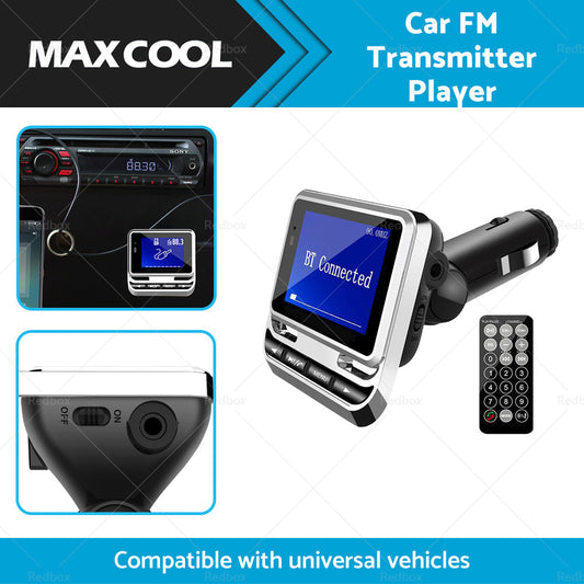 Handsfree Wireless Bluetooth-compatible Car FM Transmitter MP3 Player USB Charge-1