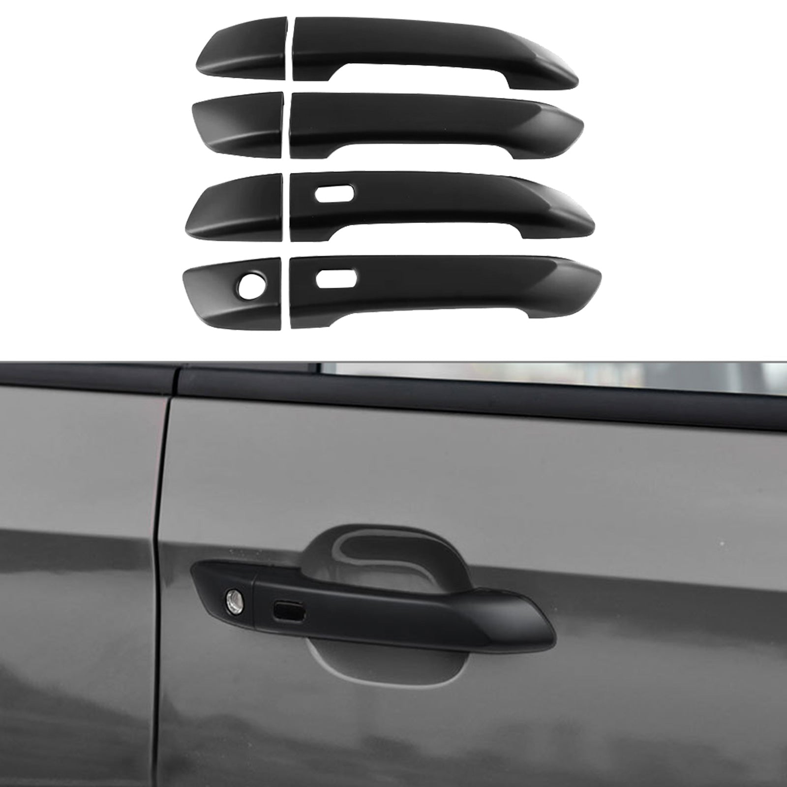 Side Door Handle Cover Trim Suitable for Mazda BT-50 Isuzu D-MAX 2021-2023-2
