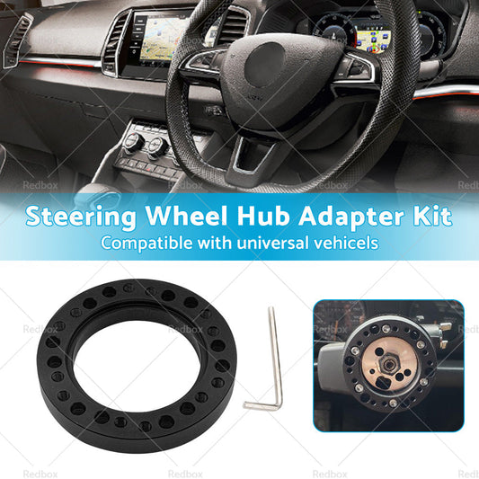 Black Steering Wheel Hub Adapter Spacer Suitable For MOMO to NARDI Quick Release-1