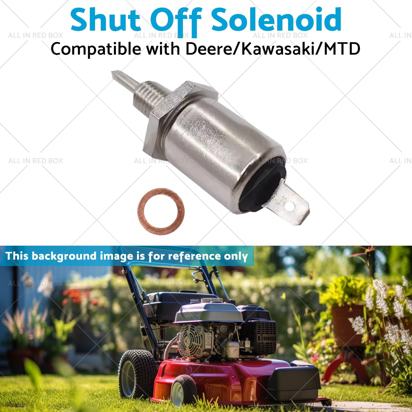 Shut Off Solenoid Suitable for Deere or Kawasaki or MTD 21188-2011 and M138477 X475-3