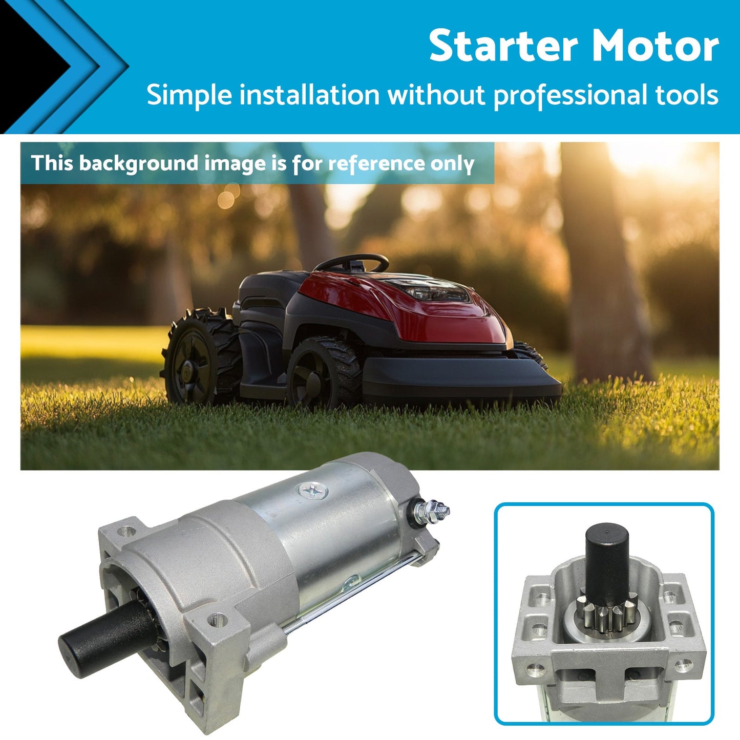 Starter Motor Parts Suitable For Toro Titan & Timecutters Mowers 136-7880-1