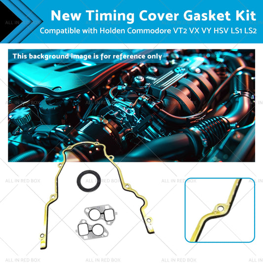 New Timing Cover Gasket Kit Suitable for Holden Commodore VX VY VT2 HSV LS1 LS2-0