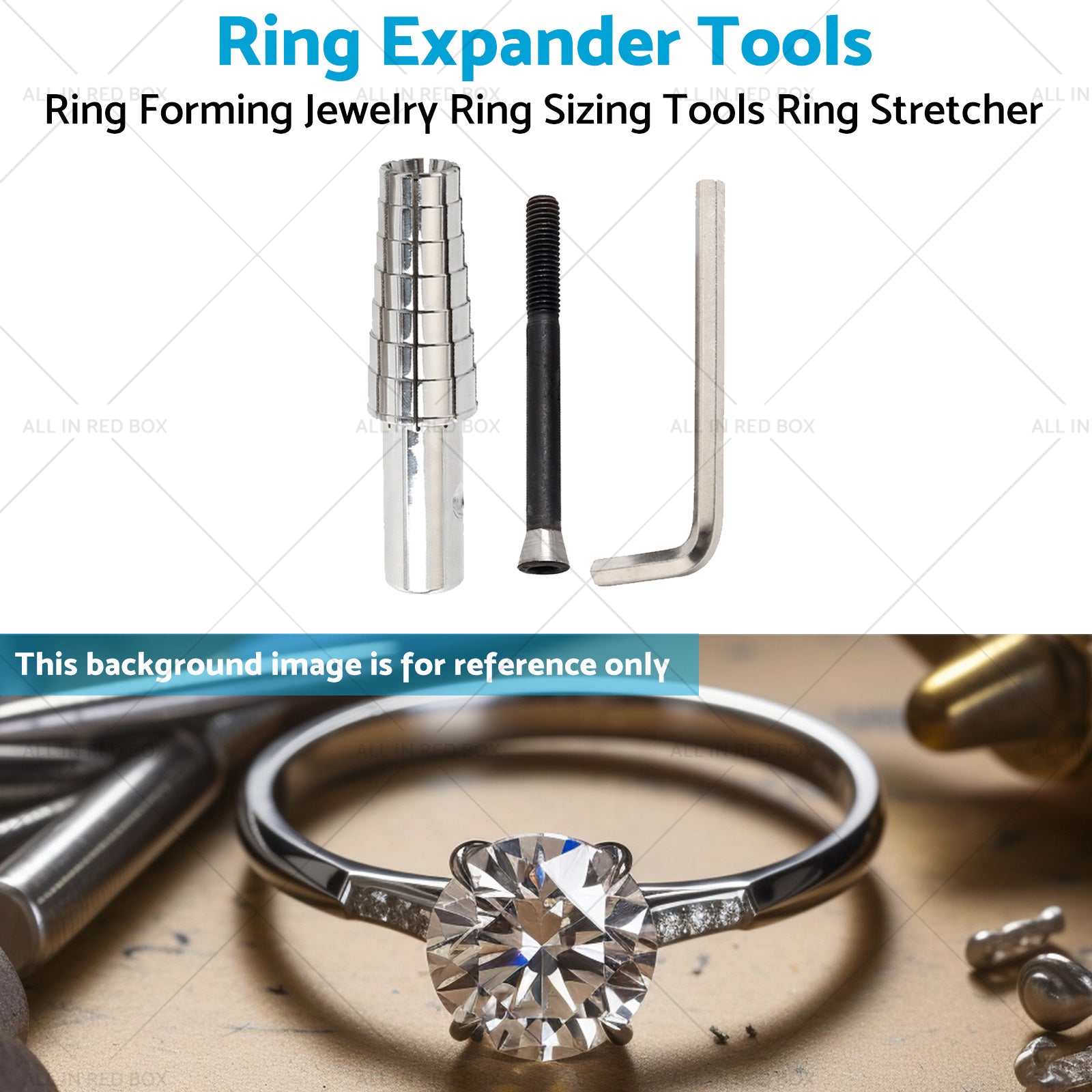 Ring Expander Mandrel Ring Forming Jewelry Ring Stretcher Tool Ring Sizing Tools-3