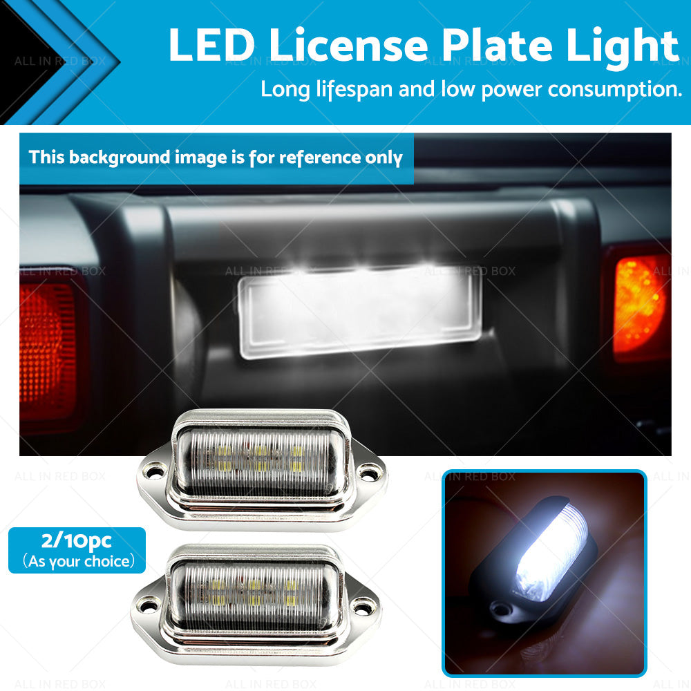 6 LED License Number Plate Light Lamps Suitable for Truck SUV Trailer Lorry-0
