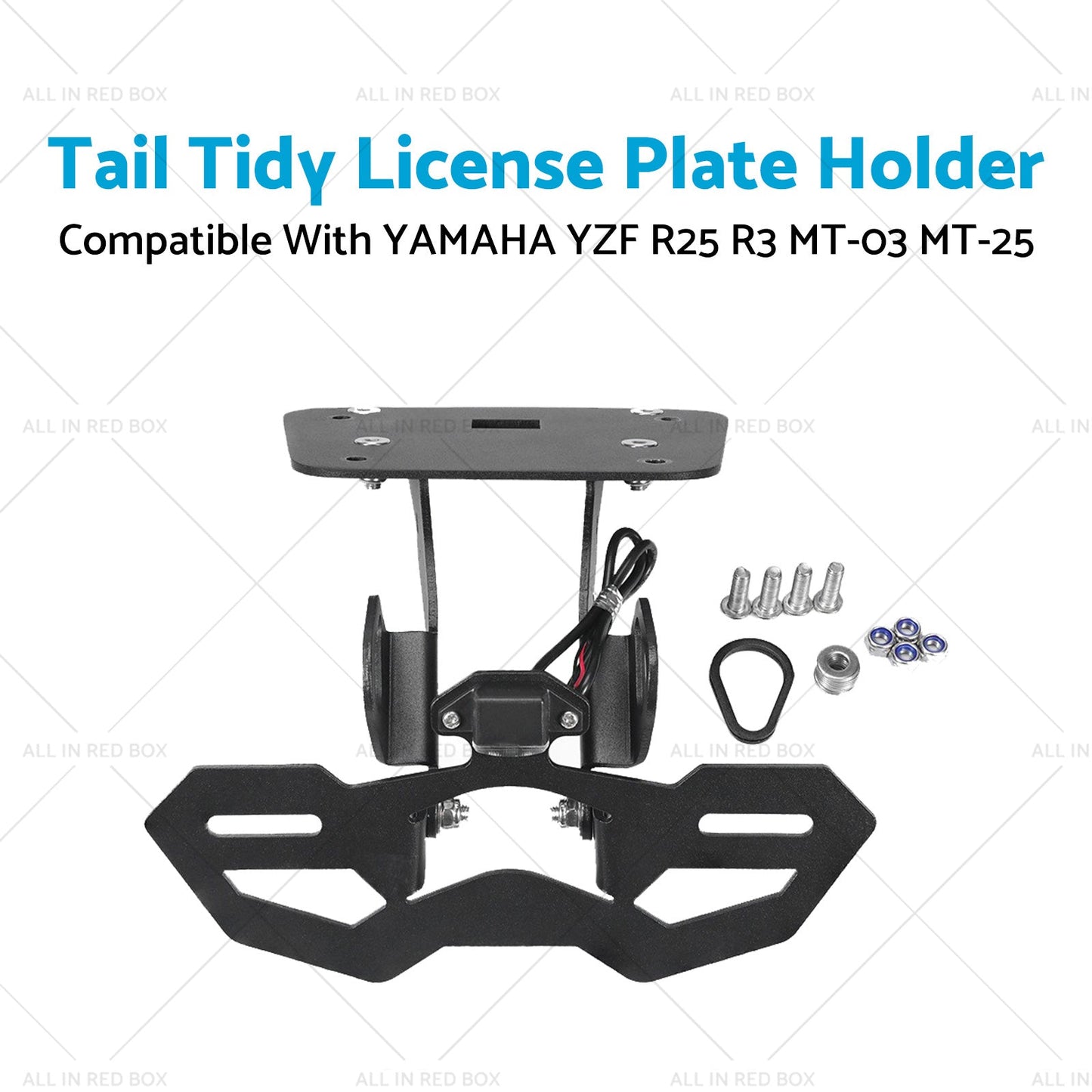 Tail Tidy License Plate Holder Suitable For YAMAHA YZF R25 R3 MT-03 25 2014-2020-3
