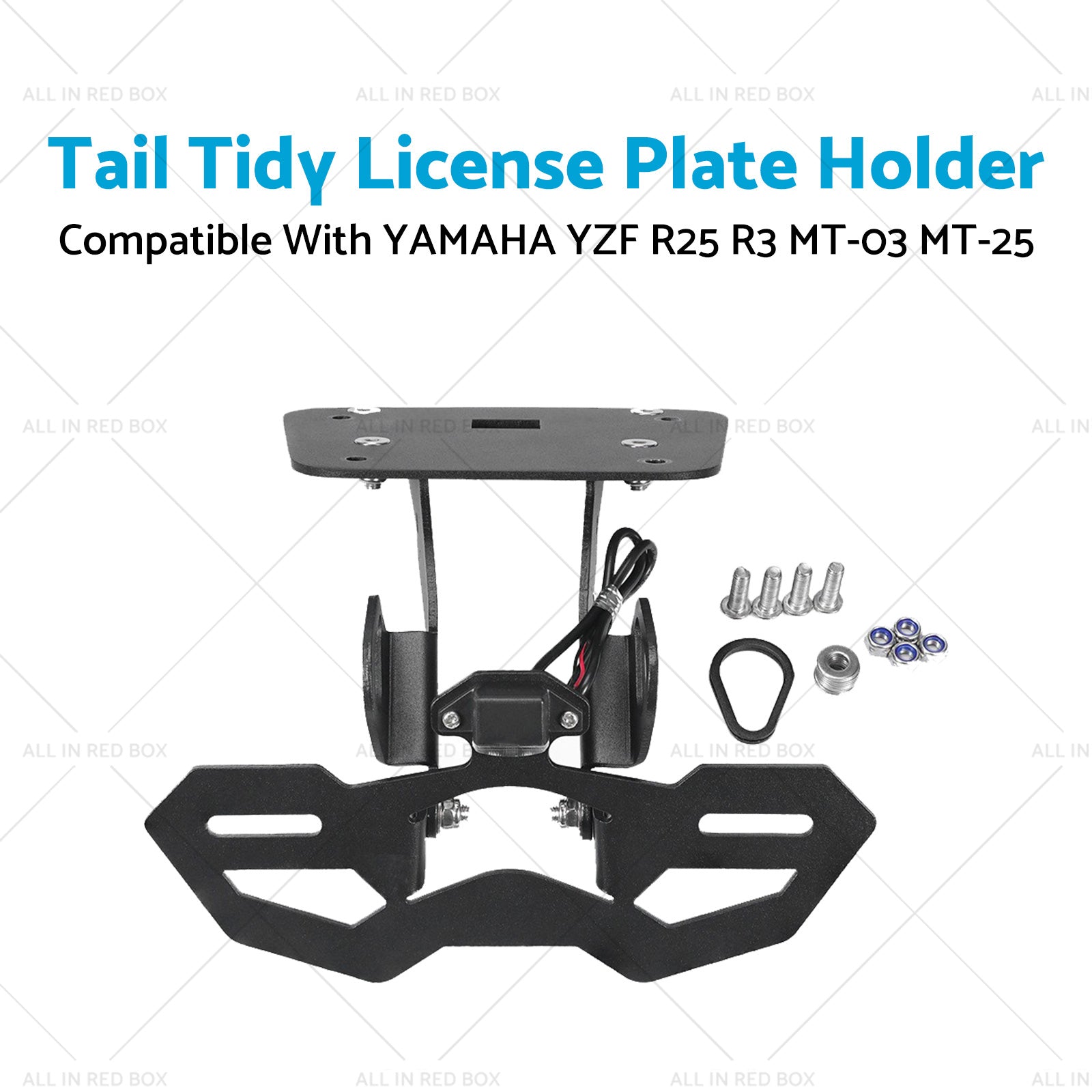 Tail Tidy License Plate Holder Suitable For YAMAHA YZF R25 R3 MT-03 25 2014-2020-3