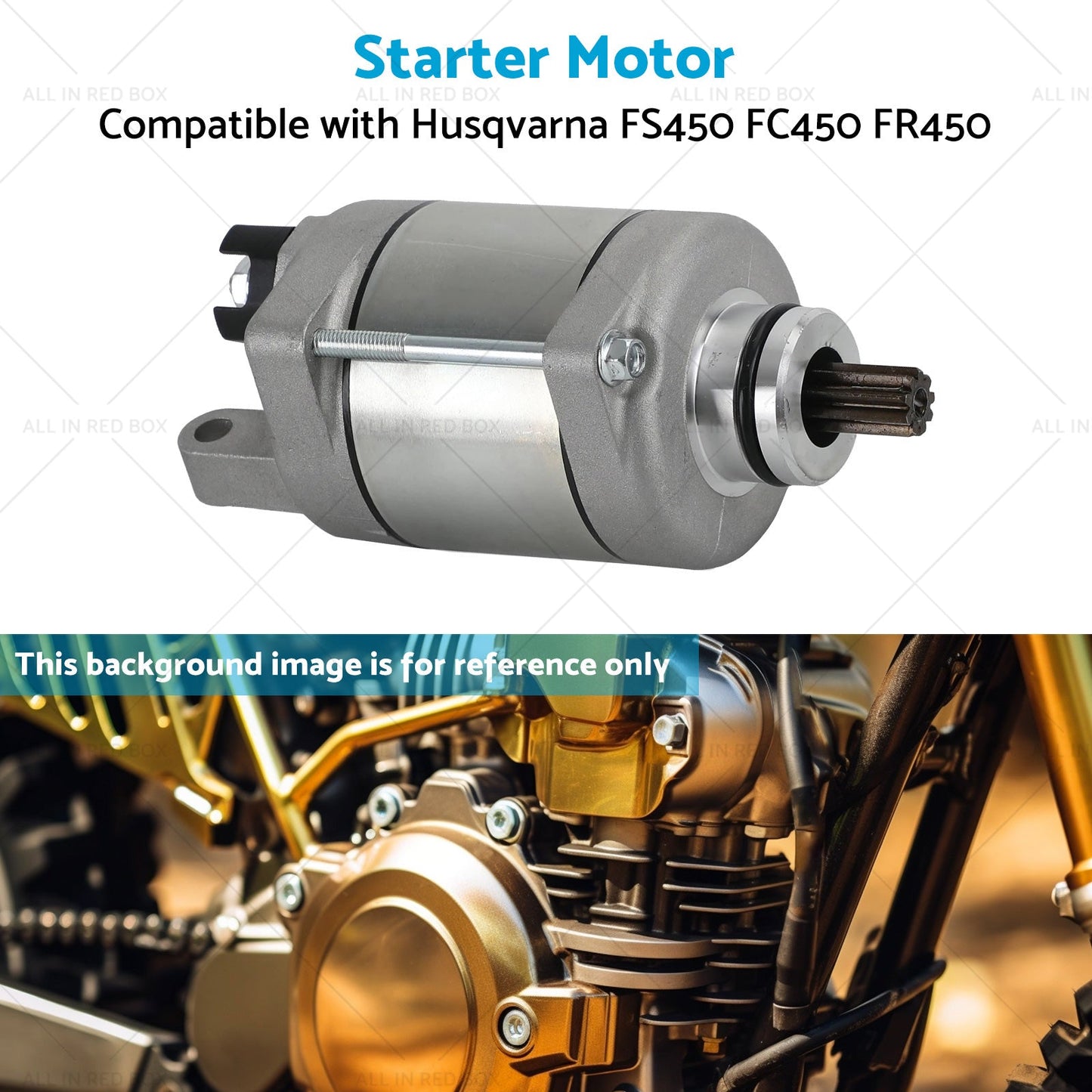 Starter Motor Suitable for Husqvarna FE501 17-21 FS450 16-20 FC450 FR450 FE501S-4