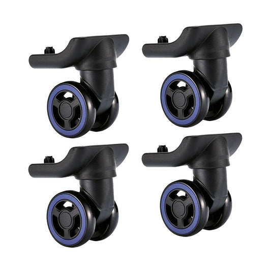 4x Luggage Wheels Replacement 360° Silent Spinner Suitable For Travel Suitcase Trolley Case-0