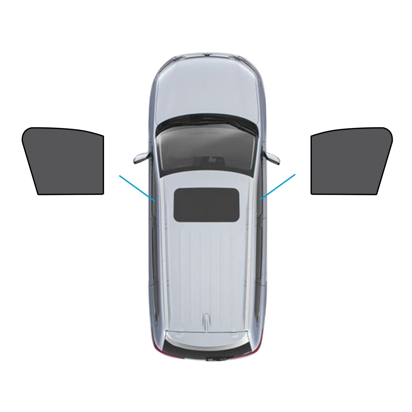 Magnetic Car Window Sun Shades Suitable for Mazda CX-3 CX3 2015-Current-1