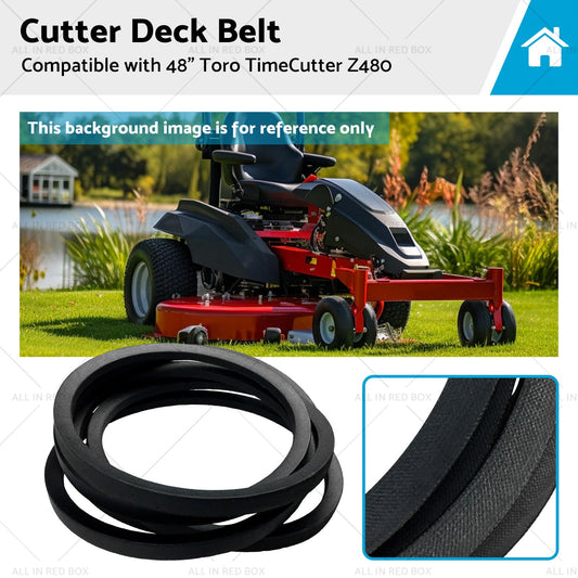 Cutter Deck Belt Suitable for 108-7192 48inch Toro TimeCutter Z480 Ride on Mowers-0