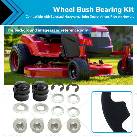 Front Wheel Bush Bearing Kit Suitable for Husqvarna 532 00 9040 Ride on Mower-0