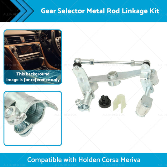 Gear Selector Metal Rod Linkage Kit Suitable For Holden Corsa C Combo Meriva-1