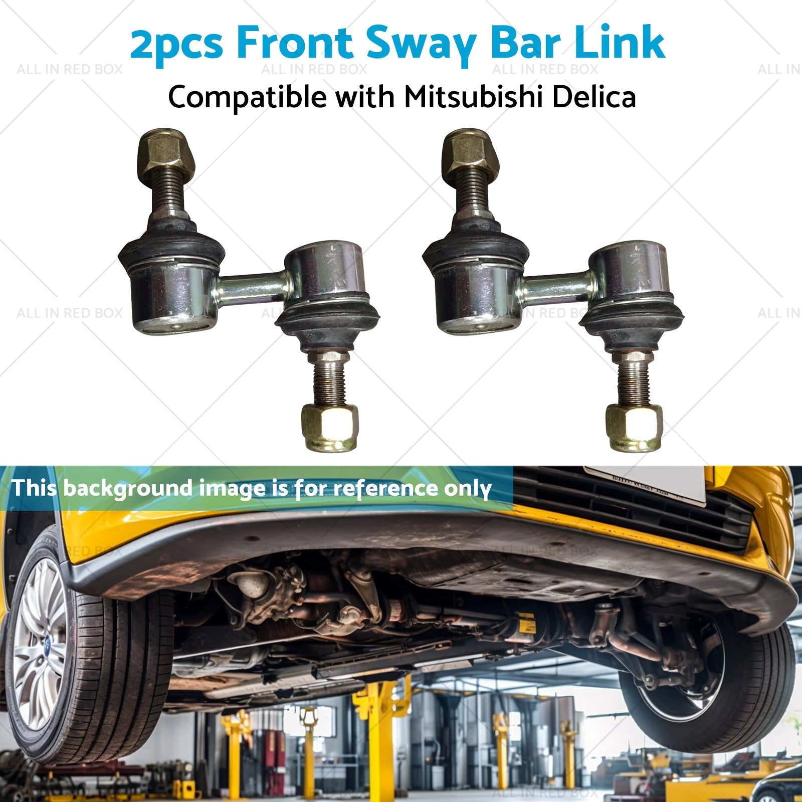 2x Front Stabilizer Sway Bar Link Suitable For Mitsubishi Delica PD8W 1994-2004-4