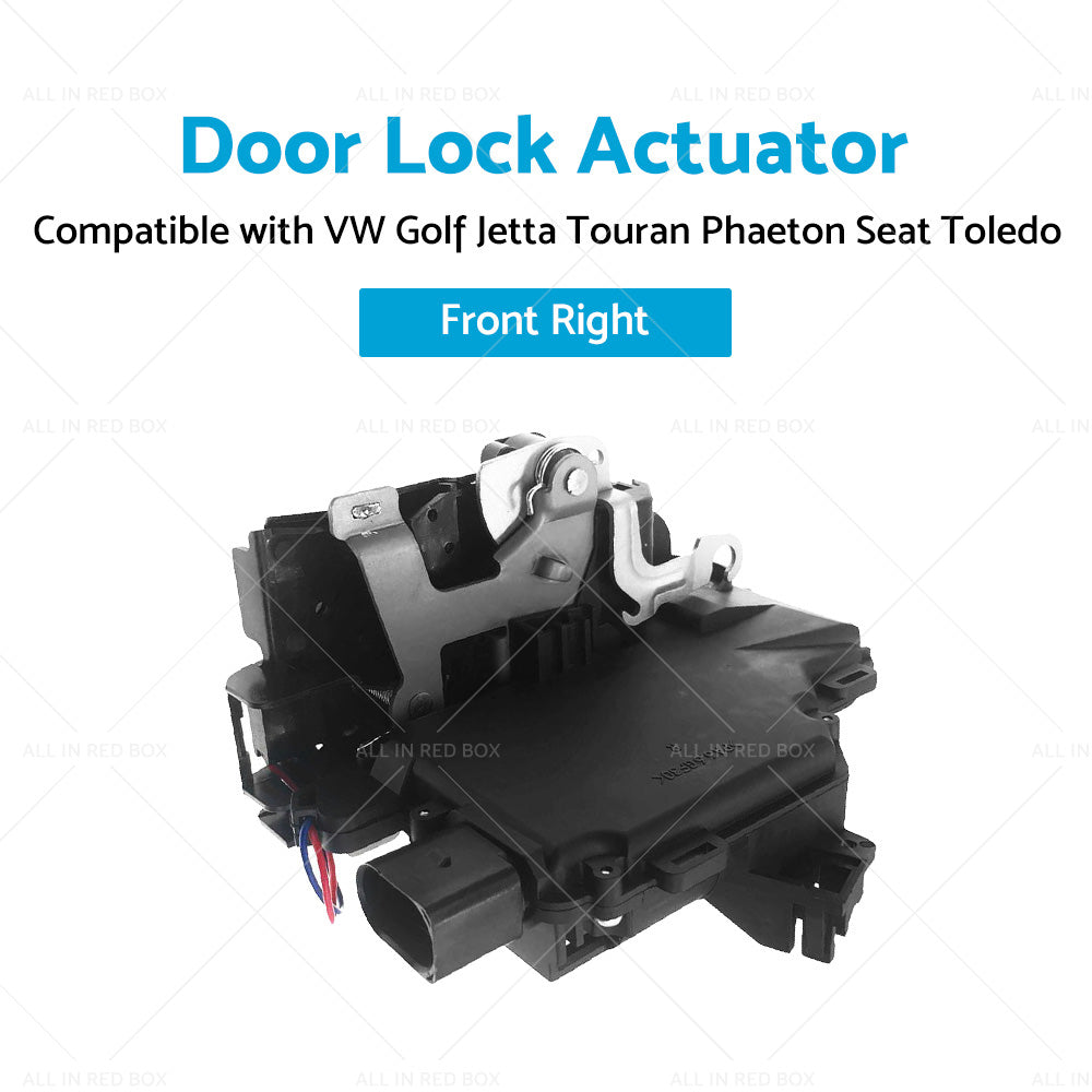 Front Right Door Lock Actuator 3D2837016A Suitable for VW Golf Jetta Touareg-3