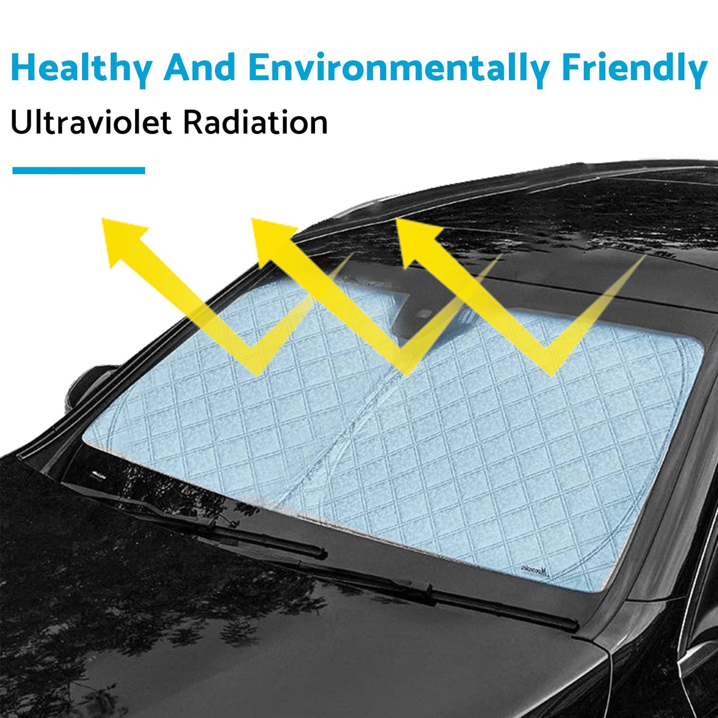 UV Protection 6 Layer Thick WindScreen Sun Shade Suitable for Ford Ranger 23-25-2