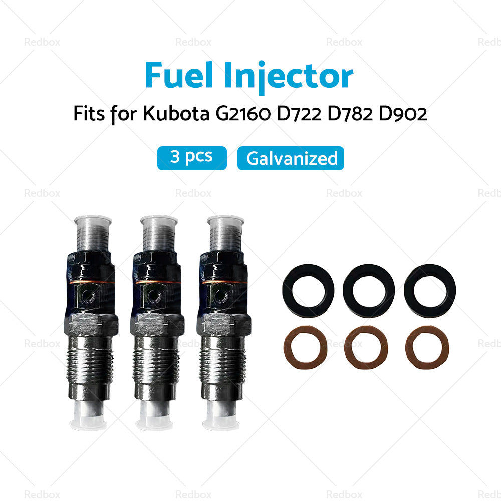 3PCS D722 D782 D902 Fuel Injectors For Kubota BX1860 BX1880 BX2360 16871-53000-3