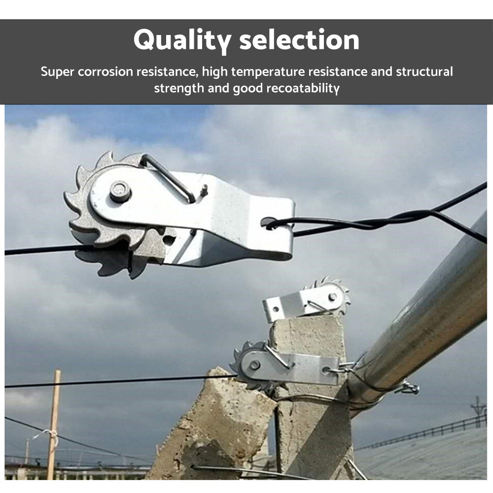 10PCS or SET INLINE RATCHET STRAINER FOR TENSIONING FENCE WIRE TENSIONER-4
