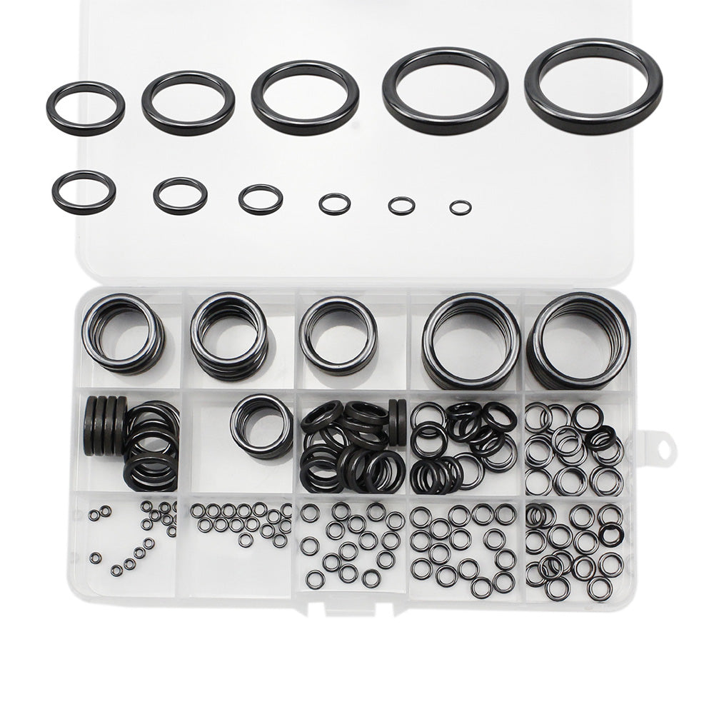 160Pcs 3. 7mm-30mm Ceramic Fishing Rod Guide Rings Wear Resistant Rod Repair Kit-4