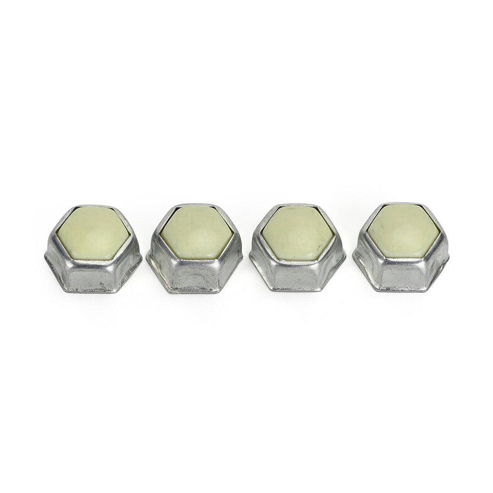 Set Of 4 Steering Lock Stop Bolt Caps With Nuts Suitable For Nissan Navara D22 4WD-3