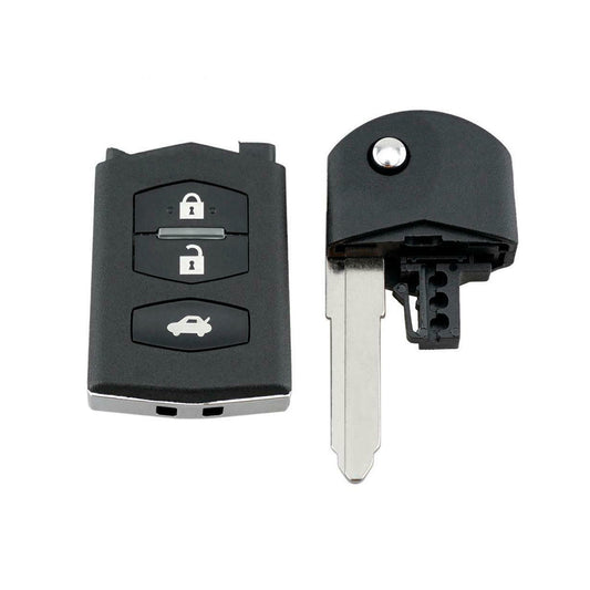 3 Button Complete Remote Car Key 433MHz ID63 80Bit Chip Suitable For Mazda 2 3 6-0