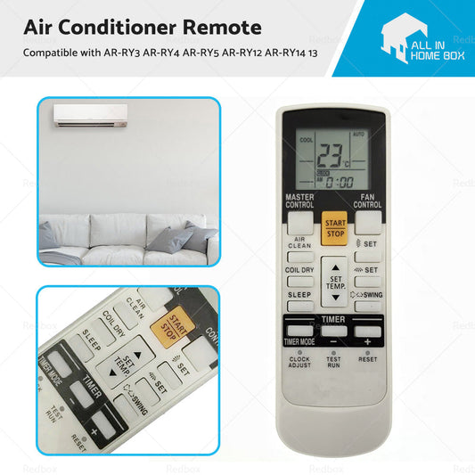 Air Conditioner Remote Suitable for Fujitsu AR-RY3 AR-RY4 AR-RY5 AR-RY12 AR-RY14-0