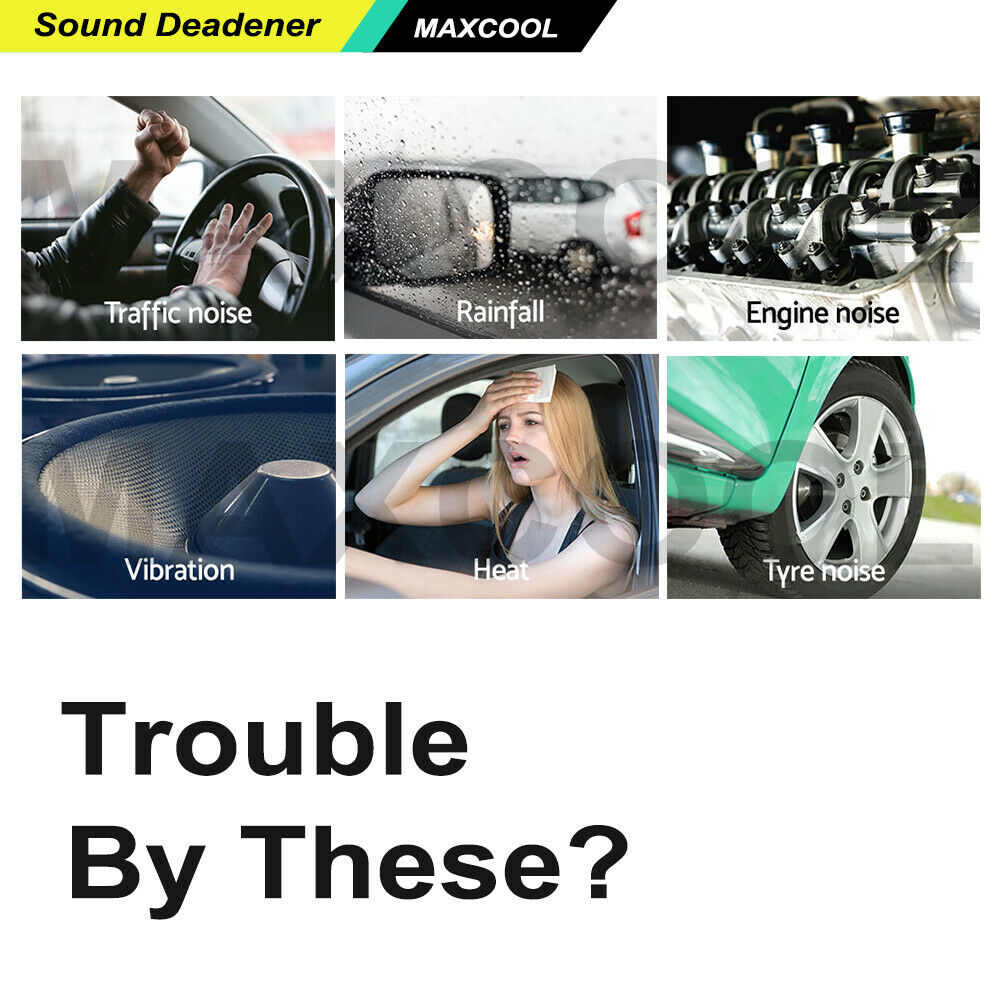 Car Butyl Rubber Sound Deadener Proofing Roll Insulation Self Adhesive-4