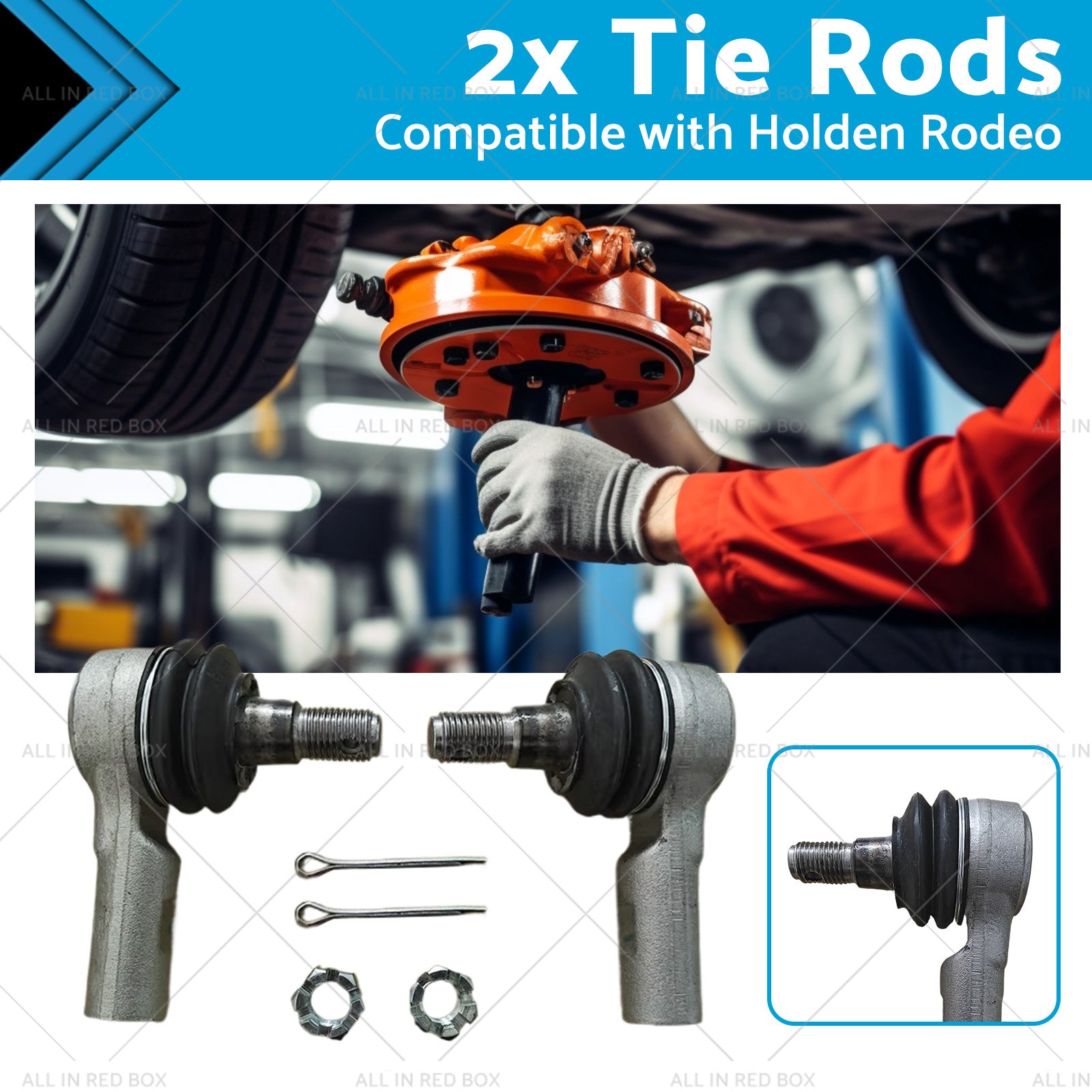 2x Tie Rods Suitable for Holden Rodeo RWD TFR TRS 89-03-0