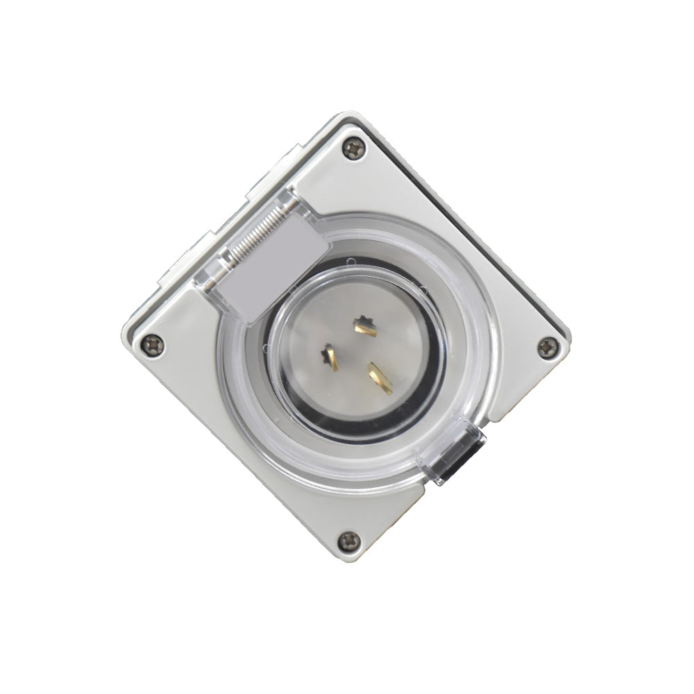 15A 3 Pin Power Inlet Suitable For Caravan Motor Home RV 250V Electrical Socket-3