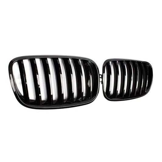 Front Bumper Kidney Grill Grille Gloss Suitable For BMW E70 X5 E71 X6 2007-2013-1